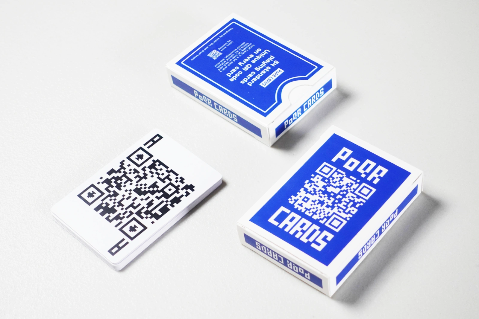 PoQR Cards - A full deck with a scannable QR code on each card linking to art, cultural artifacts, obscure knowledge, and more.